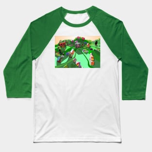 Jovielle Overhead View Baseball T-Shirt